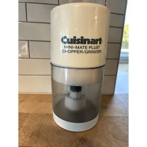 Cuisinart Mini-Mate Plus Chopper Grinder Model MM-2M Tested & Working Clean